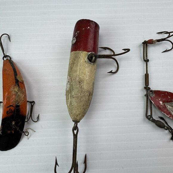 Vintage Fishing Lure Lot Of 4 - Picture 4 of 11